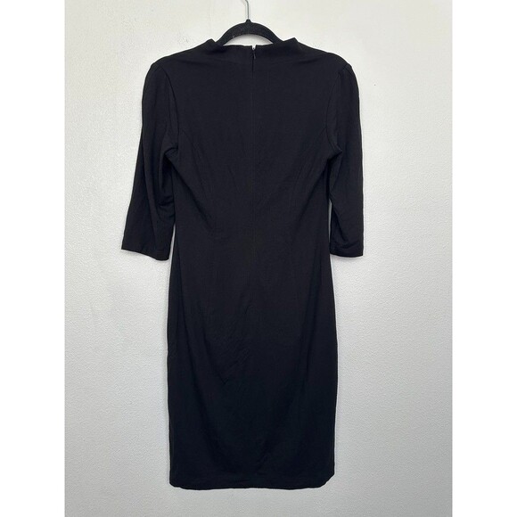 Femkit Berlin Sheath Dress Minimalist Knee Length Black Women's 38 (US 6) NEW - Picture 10 of 11